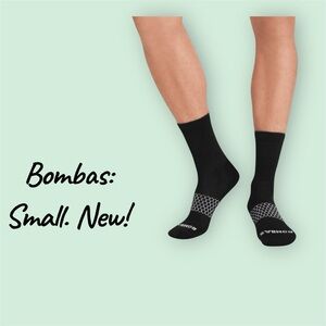 Bombas Black Socks. Small. Women’s. NWT! New! 2 pairs of socks! BOGO!